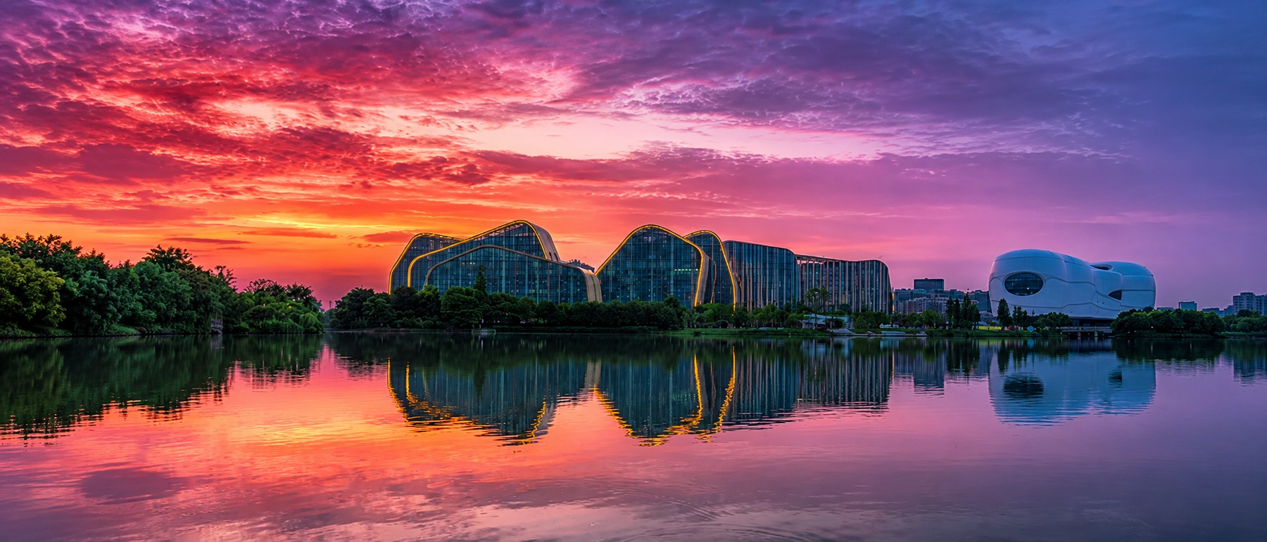 White Horse Lake sunset